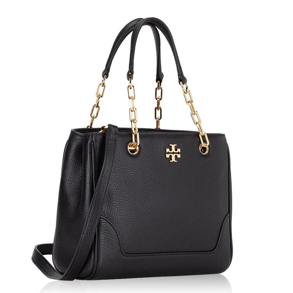 Tory Burch Carter Small Tote Black - Picture 2 of 9